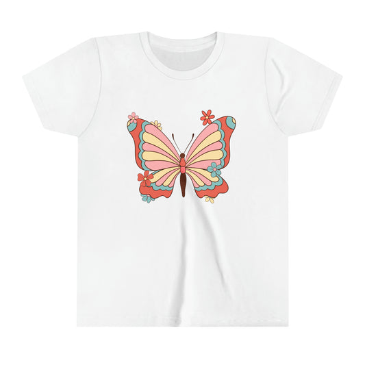 Boho Butterfly Youth Short Sleeve Tee