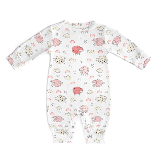 Colorful Sheep Baby Romper