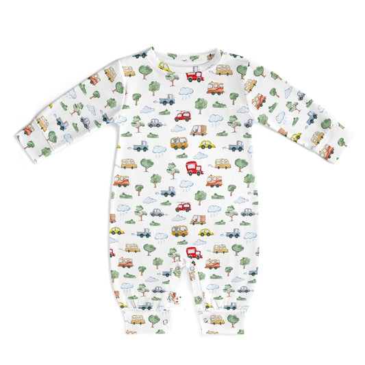 Cars & Trucks Baby Romper