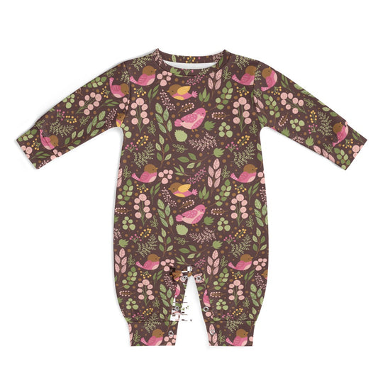 Birds In The Garden Baby Romper