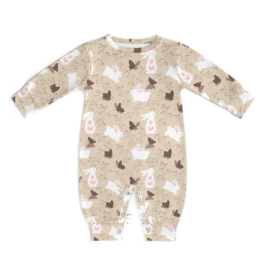 Bunny In The Garden Baby Romper